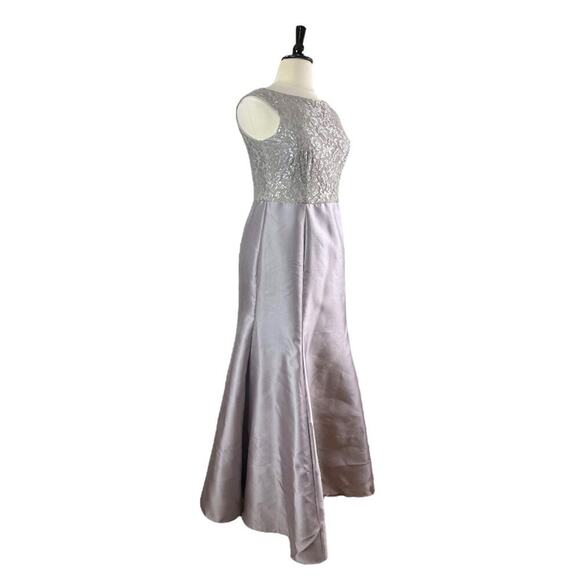 Ignite Evenings Ballgown Sequin Lace Satin Sleeveless Floor Length Women Size 16 - Picture 2 of 13